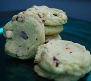 Cranberry pistacho chocolate chip cookies