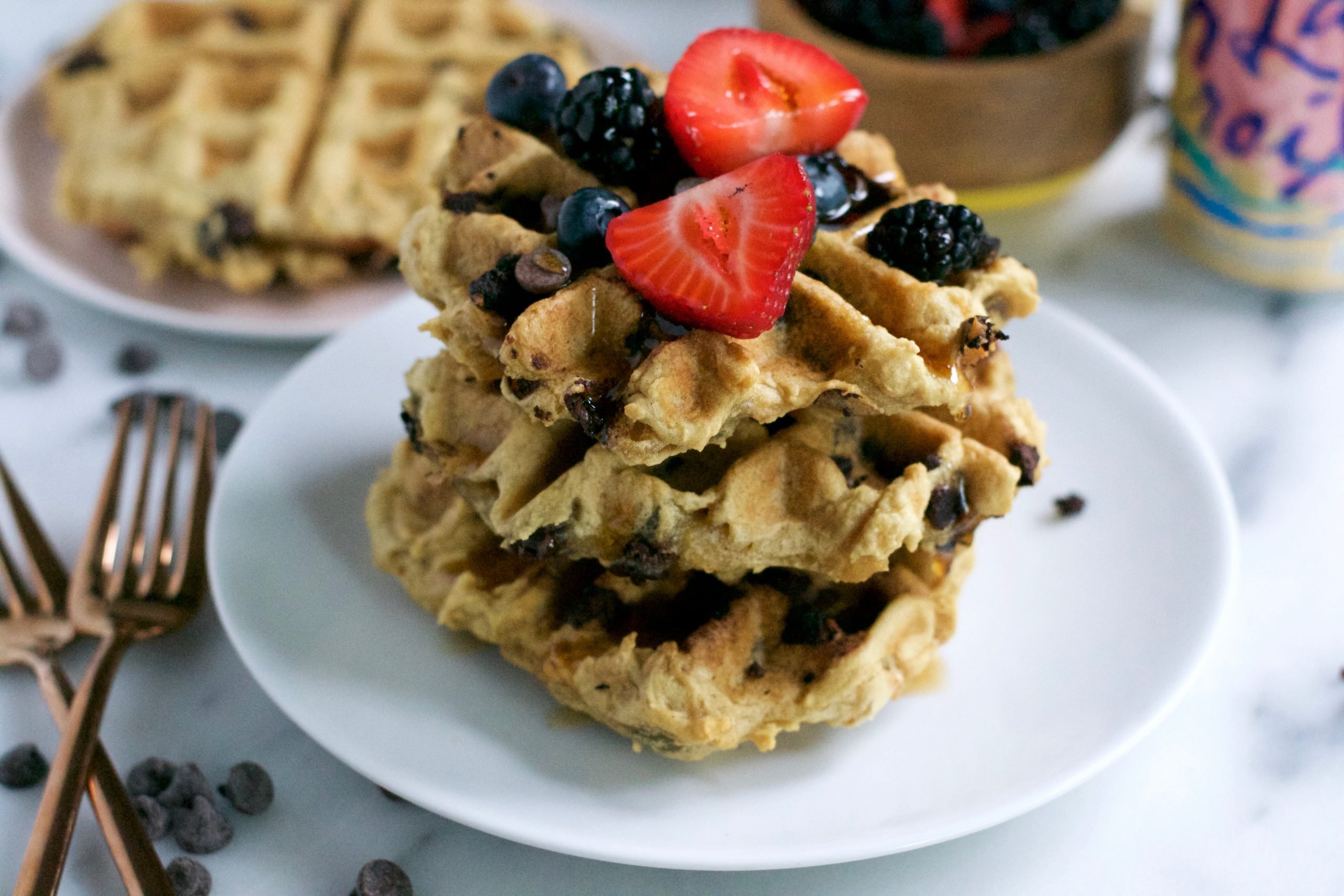 GlutenFree Vegan Sparkling Water Waffles A Dash of Megnut