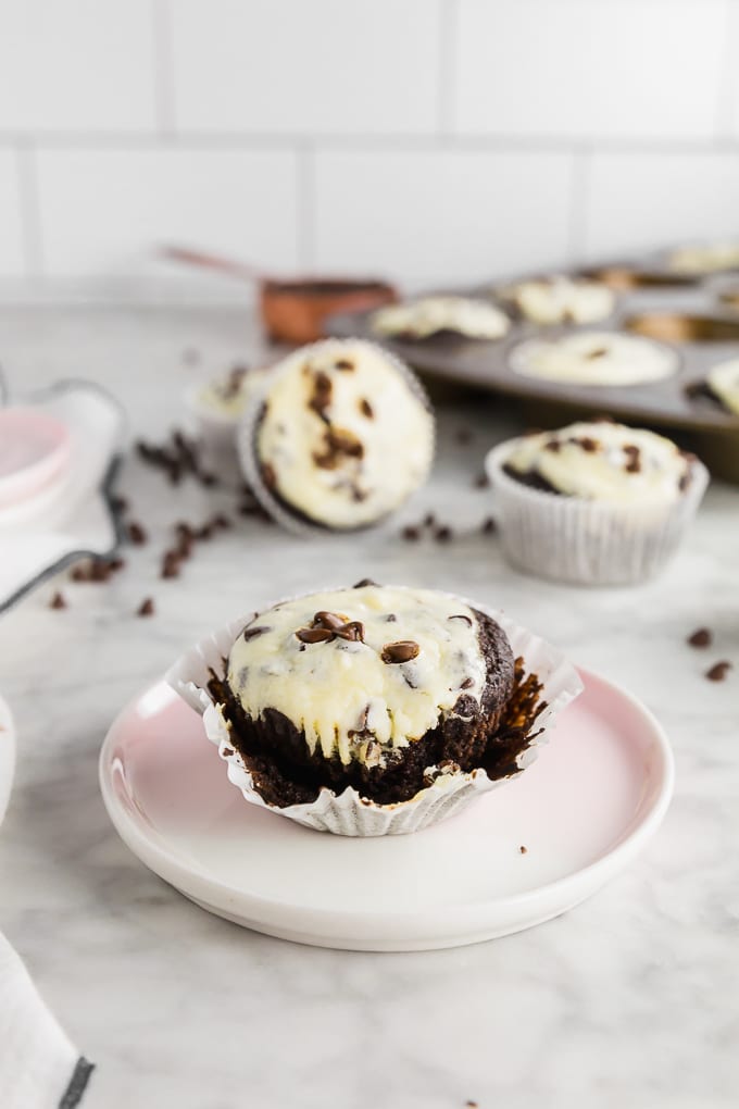 Gluten-Free Black Bottom Cupcakes