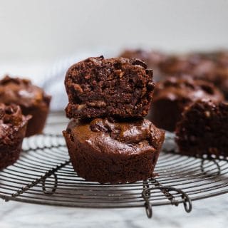Double Chocolate Banana Muffins - Gluten-Free and Vegan