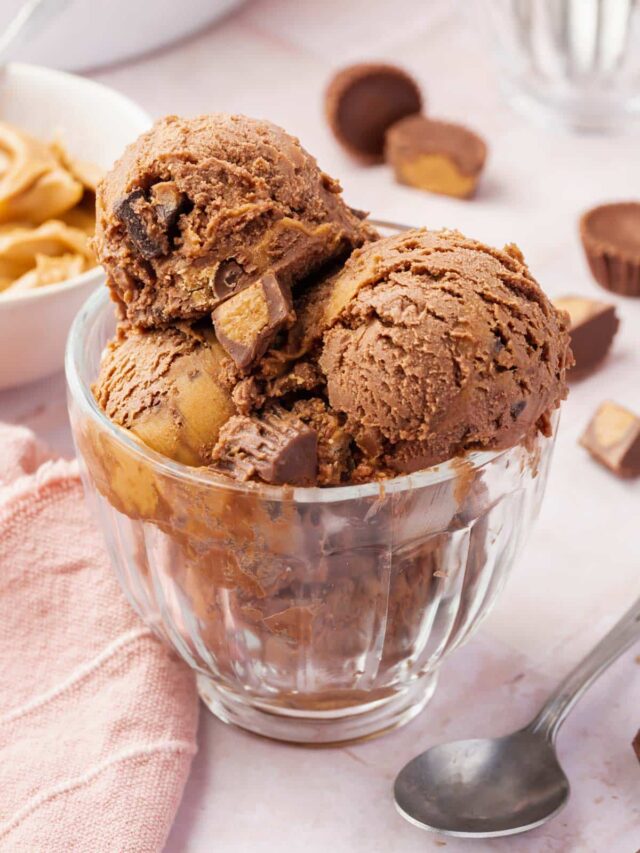 Chocolate Peanut Butter Ice Cream (No Eggs, Philadelphia-Style)