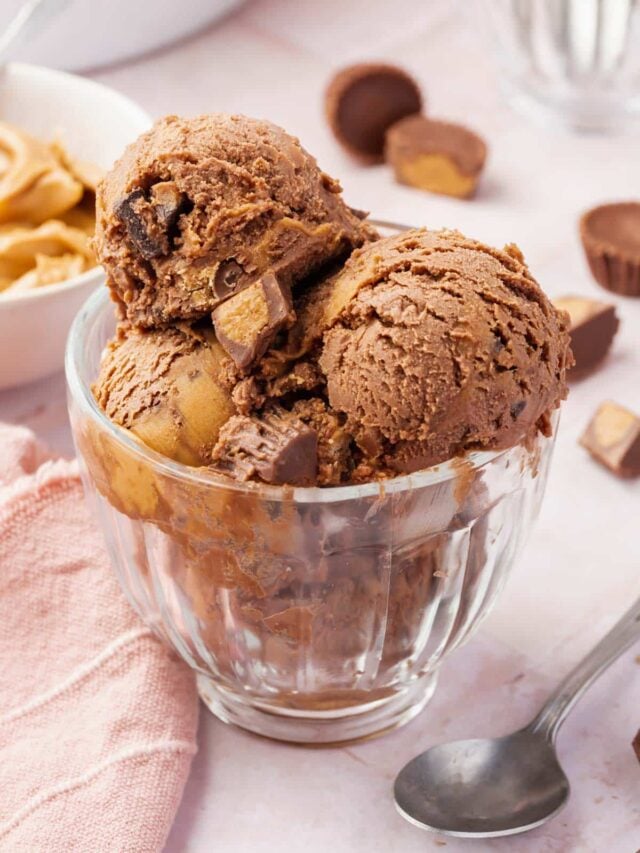 Chocolate Peanut Butter Ice Cream (No Eggs, PhiladelphiaStyle) A