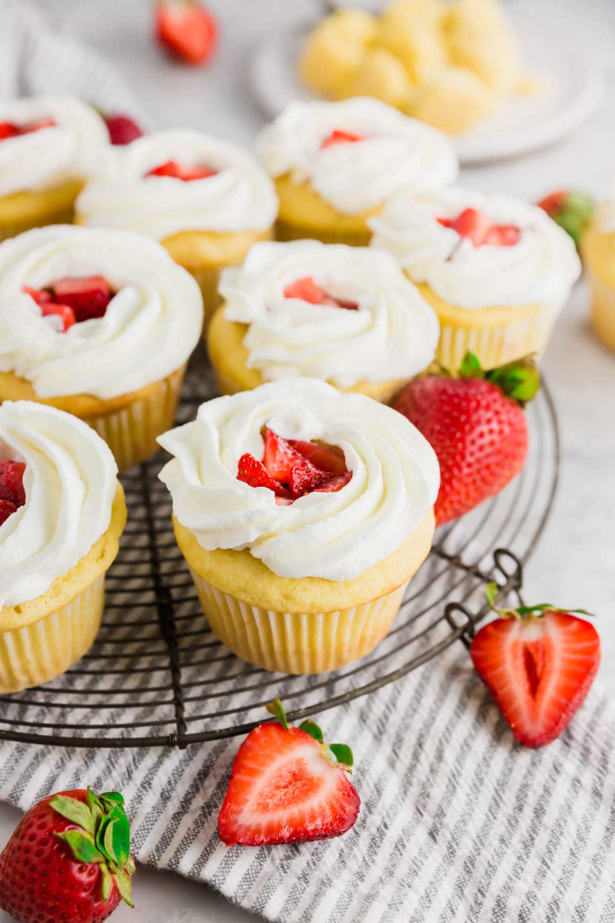 Gluten-Free Strawberry Shortcake Cupcakes