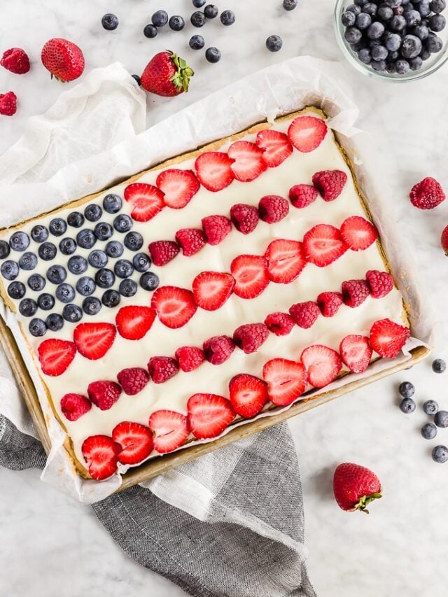 American Flag Cookie Cake
