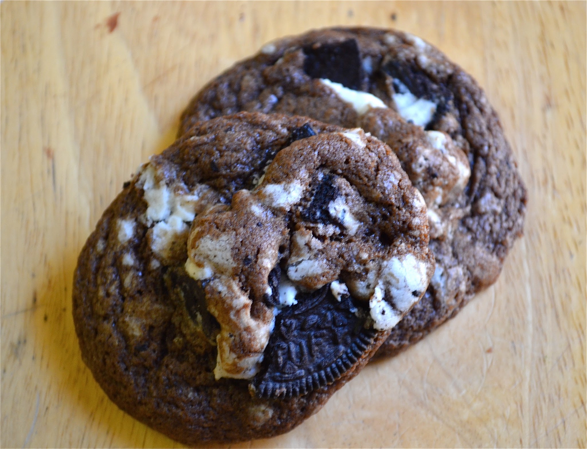 Double Fudge Oreo Crunch Cookies