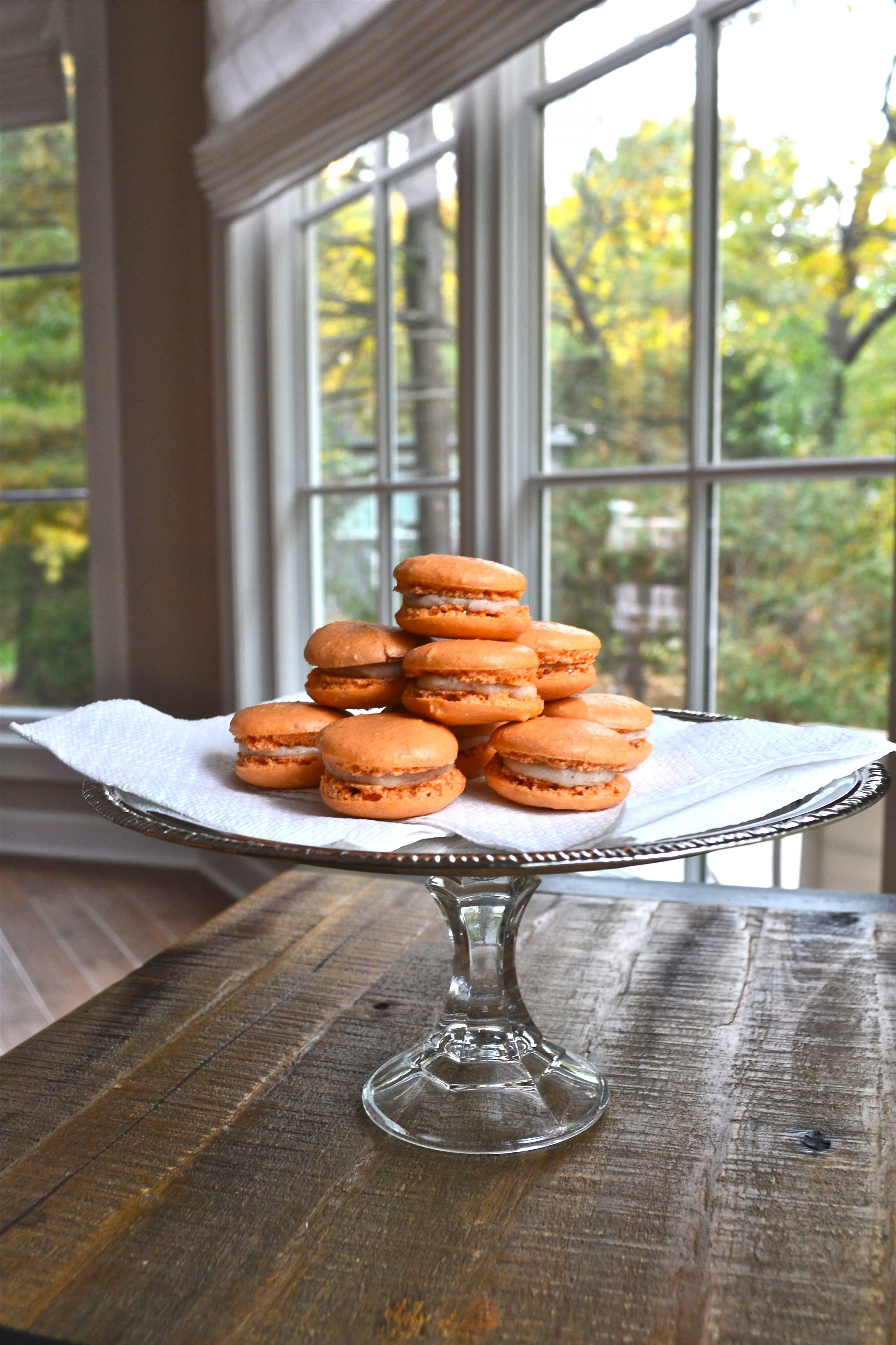 Pumpkin Pie Macarons