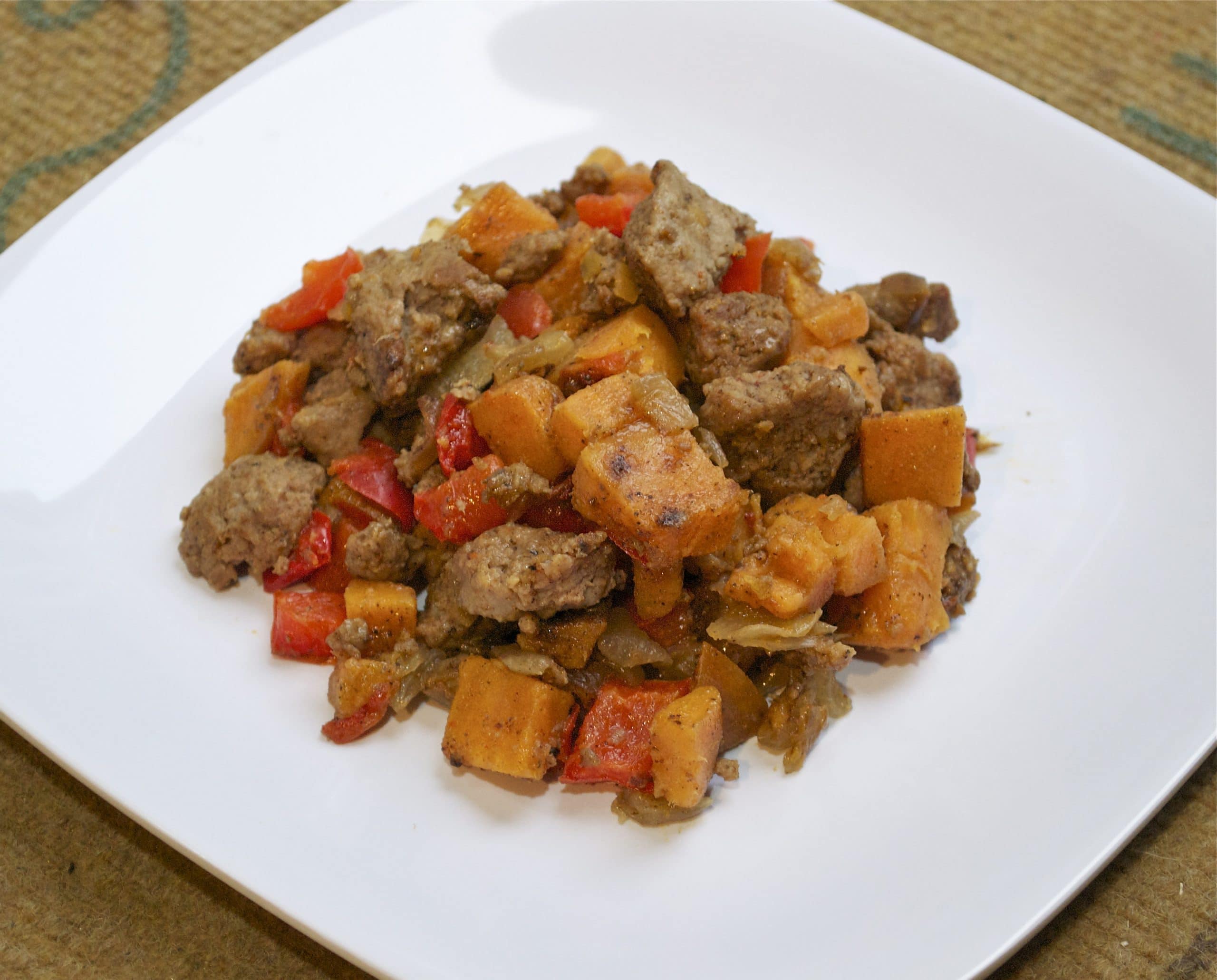 Sweet Potato Turkey Sausage Hash Gluten Free & Dairy Free