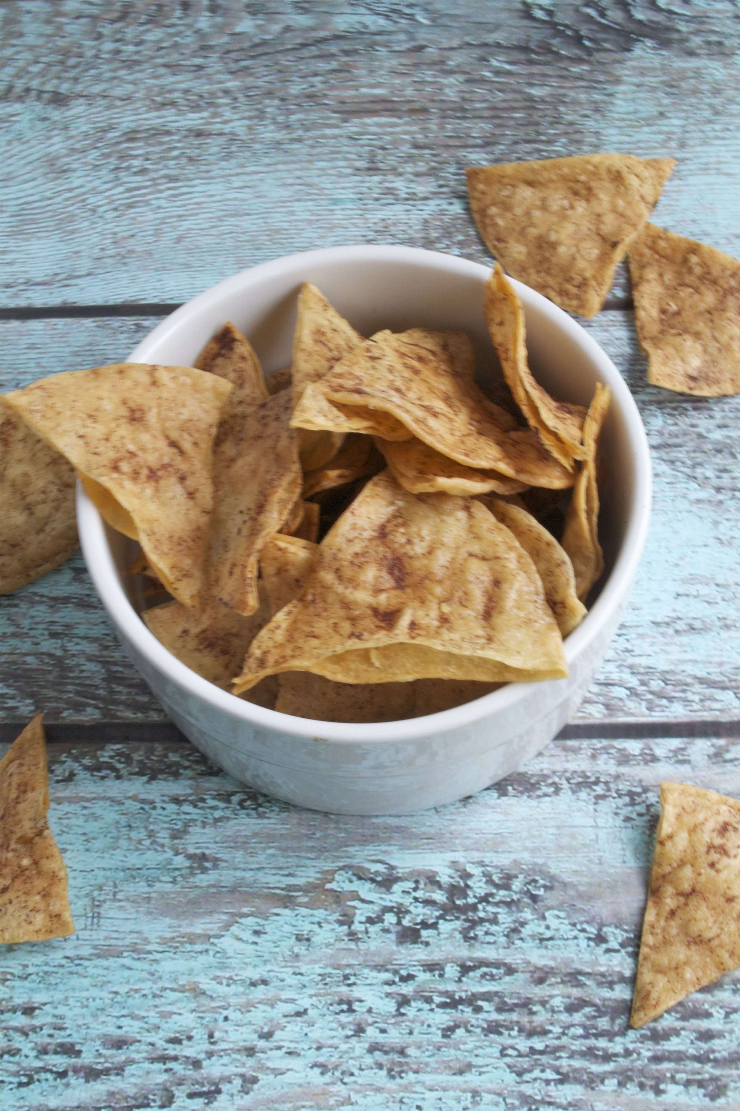 Sugar-Free Baked Cinnamon Tortilla Chips