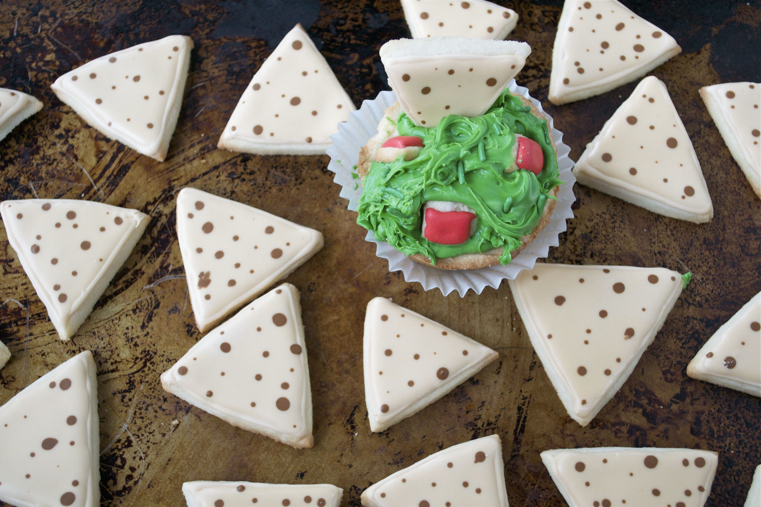 Chips and Guacamole Sugar Cookies