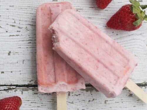 Strawberries And Cream Popsicles Gf Df V Sf