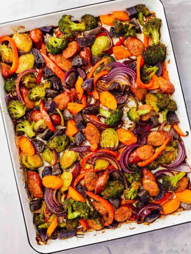 Sheet Pan Sausage and Veggies