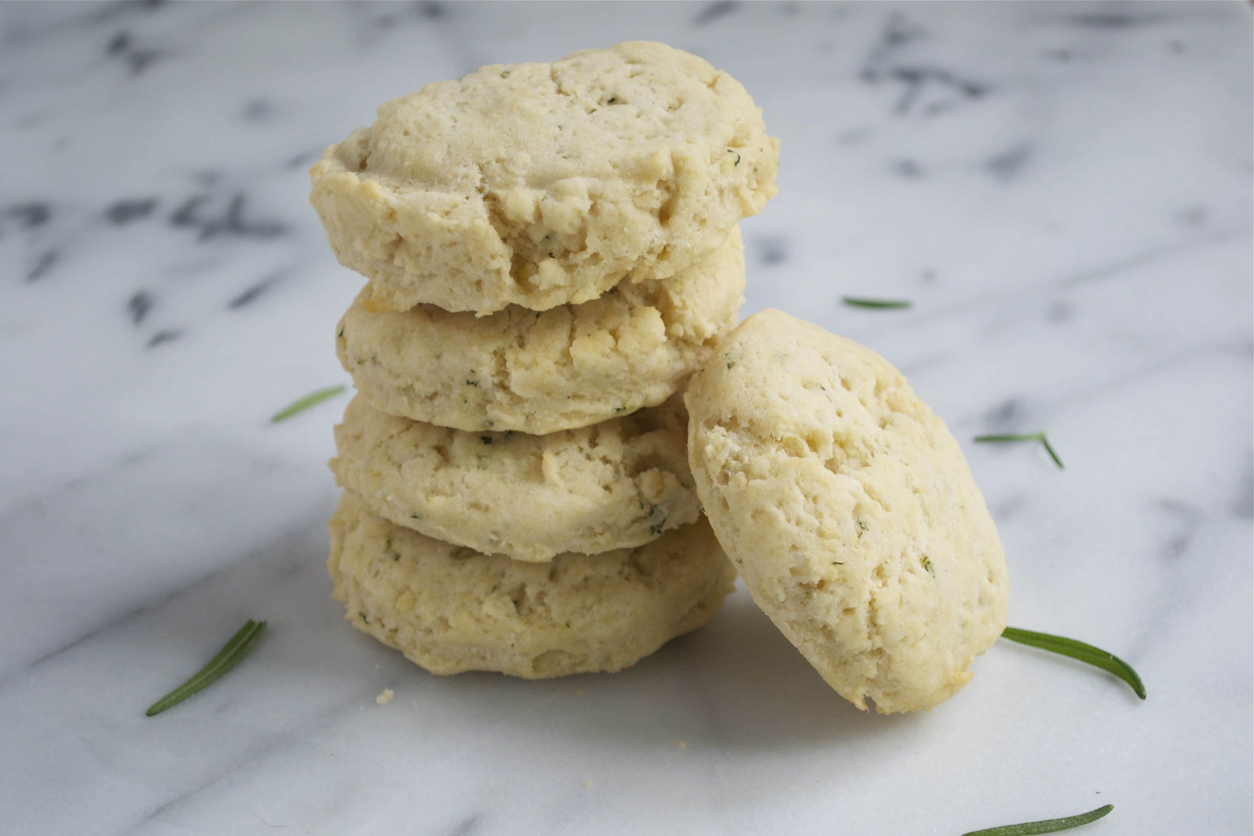 Vegan Rosemary Biscuits A Dash of Megnut