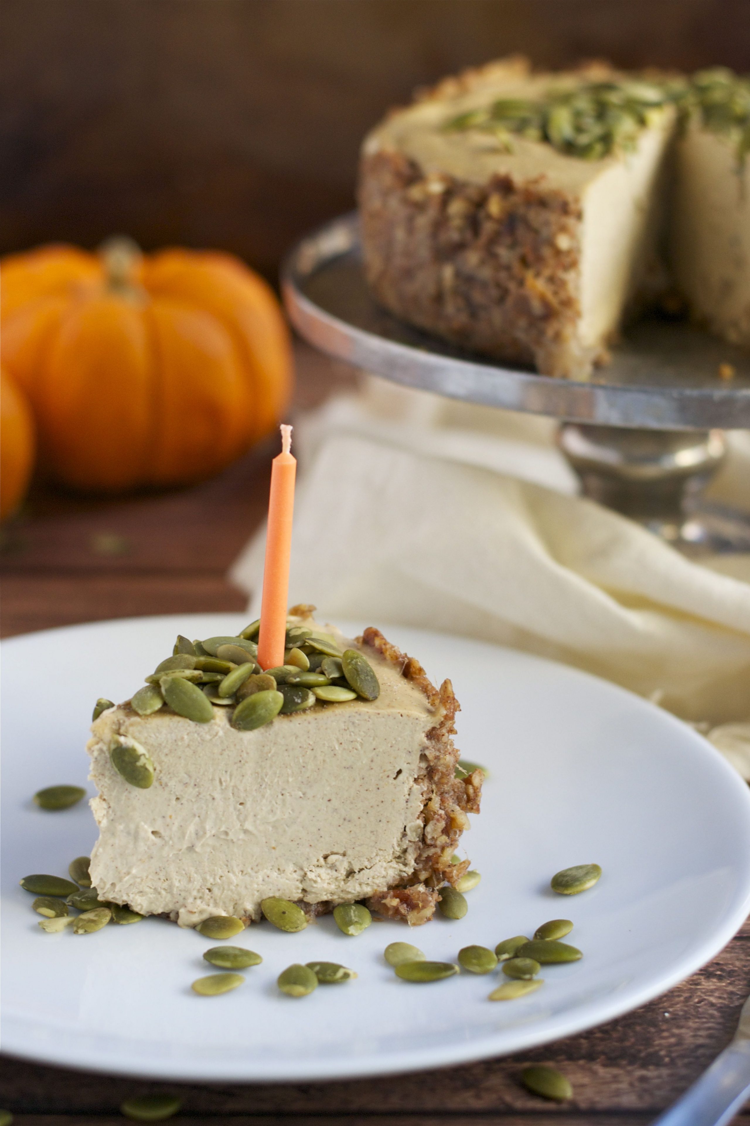 Vegan Pumpkin Cheesecake