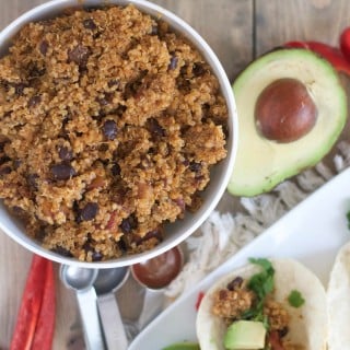 Vegan Quinoa Breakfast Tacos (GF, DF, V) - A Dash of Megnut