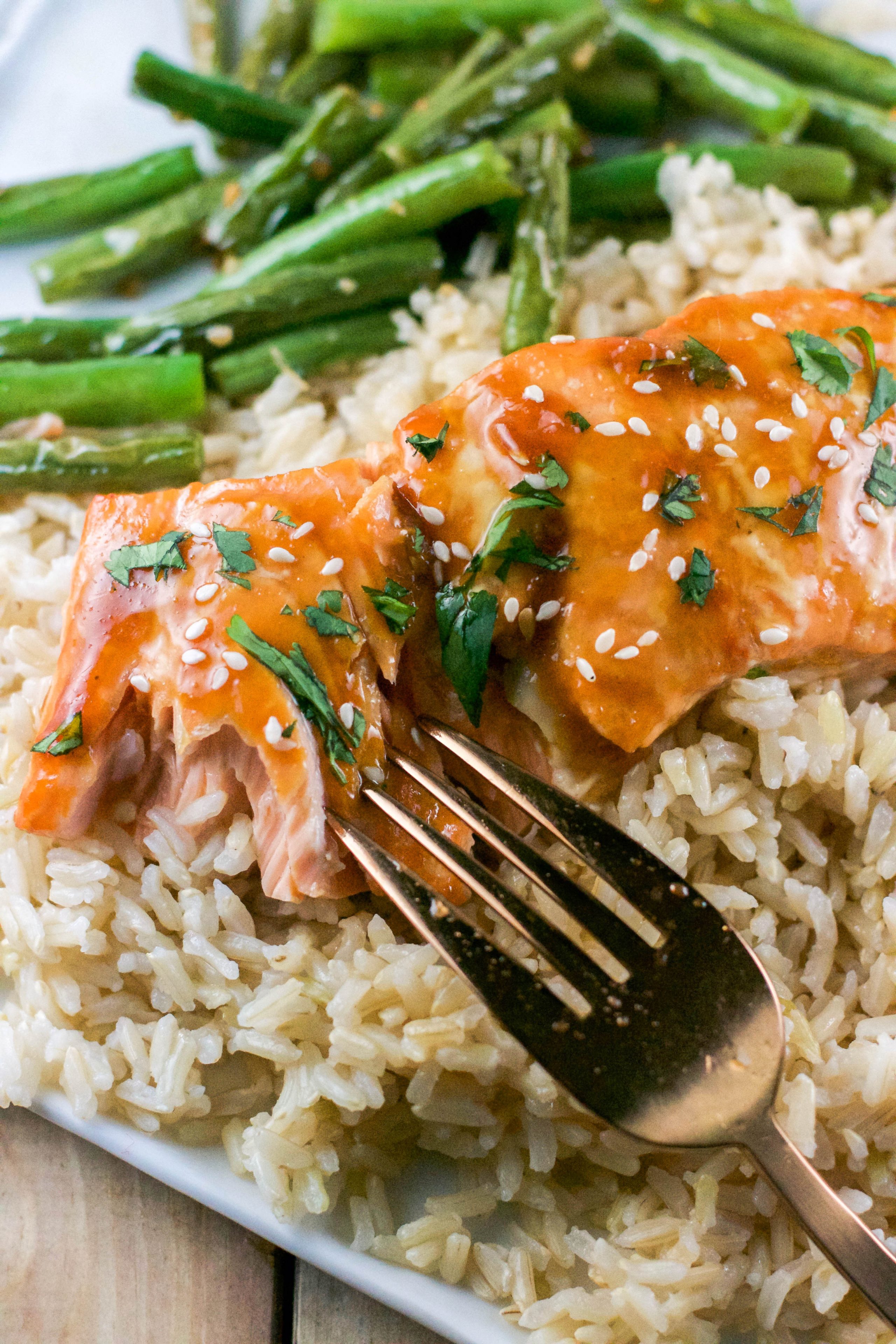 Baked Teriyaki Salmon