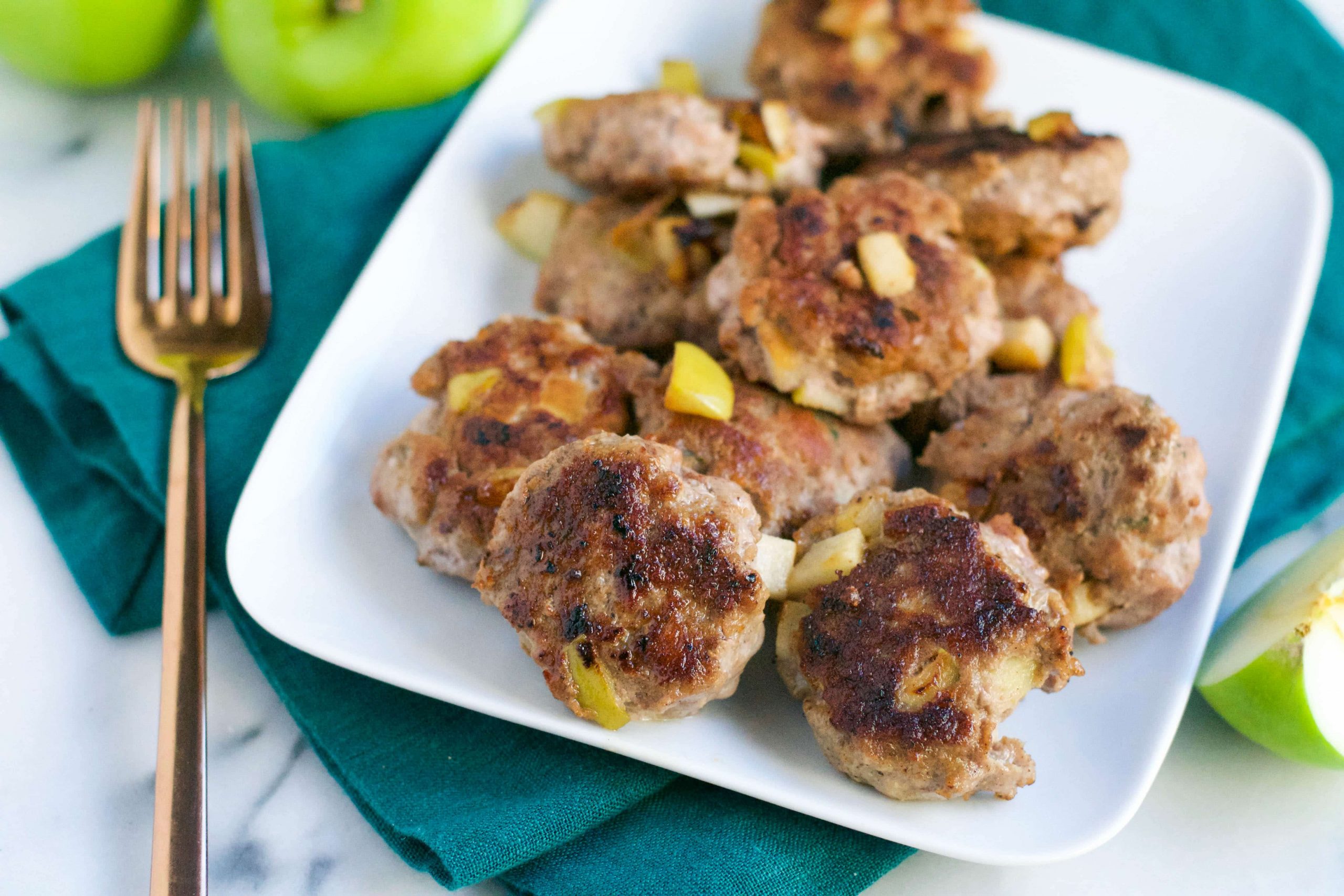 Apple Turkey Breakfast Sausage Patties A Dash of Megnut
