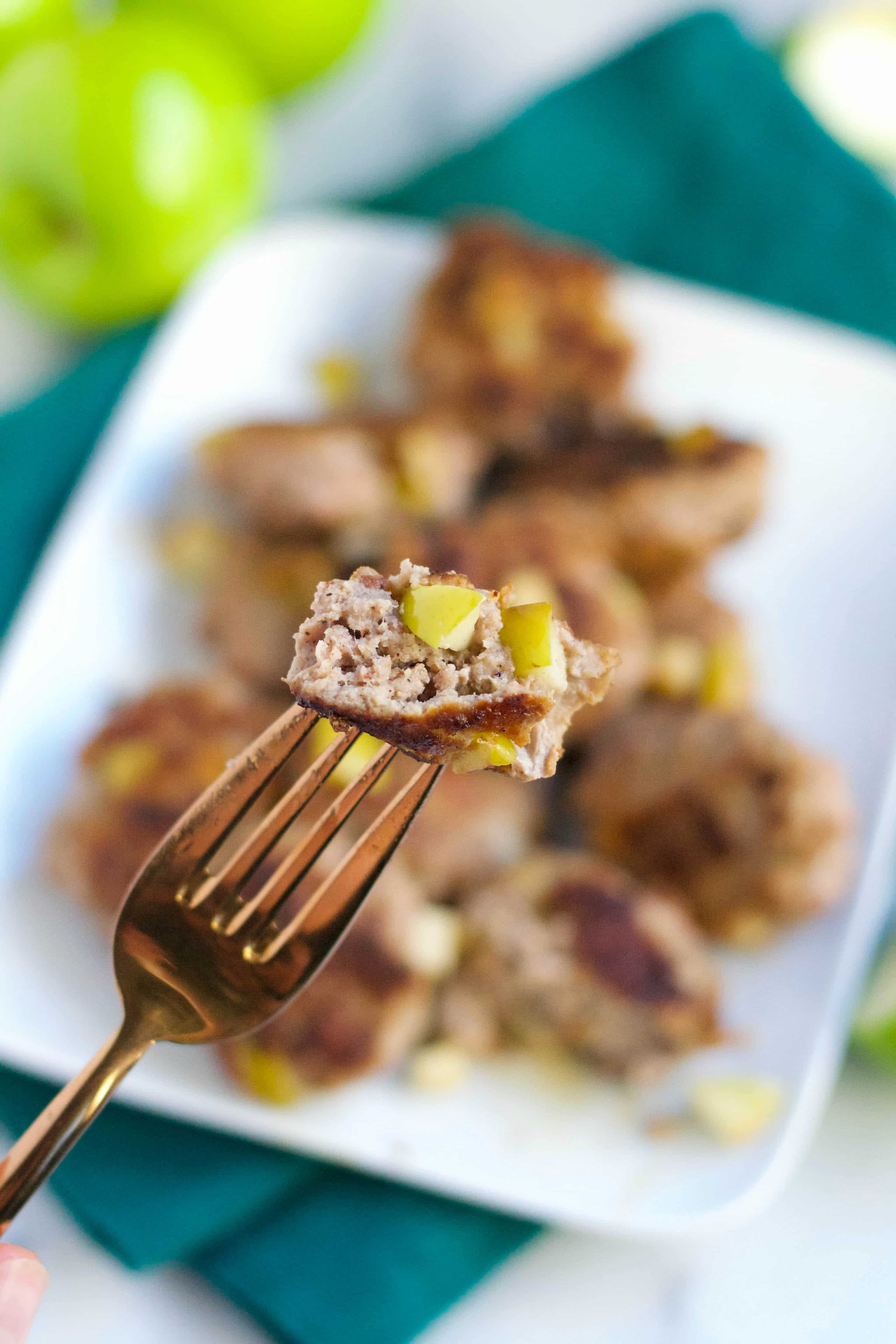 Apple Turkey Breakfast Sausage Patties A Dash of Megnut