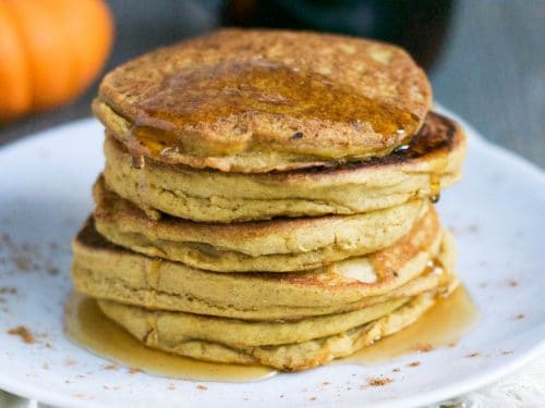 Gluten Free Vegan Pumpkin Spice Pancakes A Dash Of Megnut