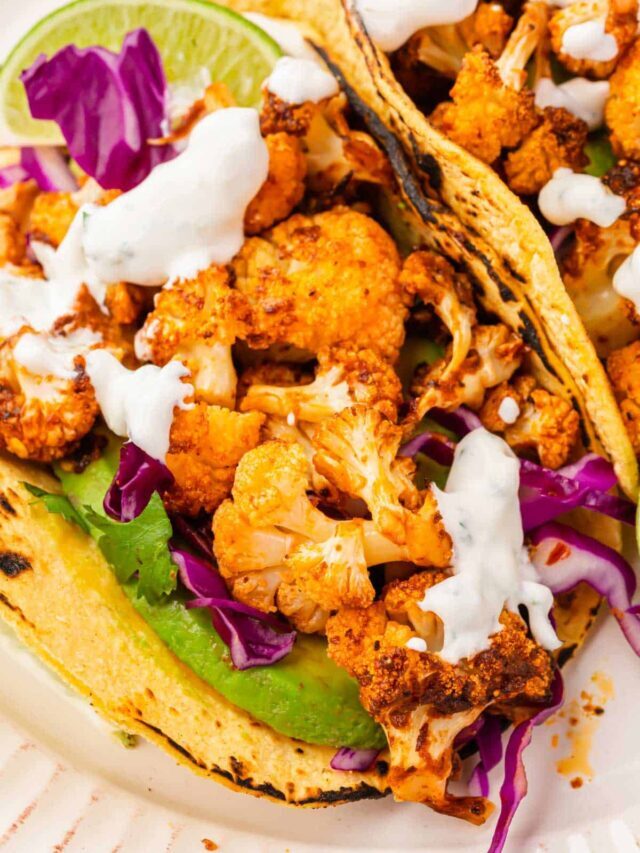 Roasted Cauliflower Tacos