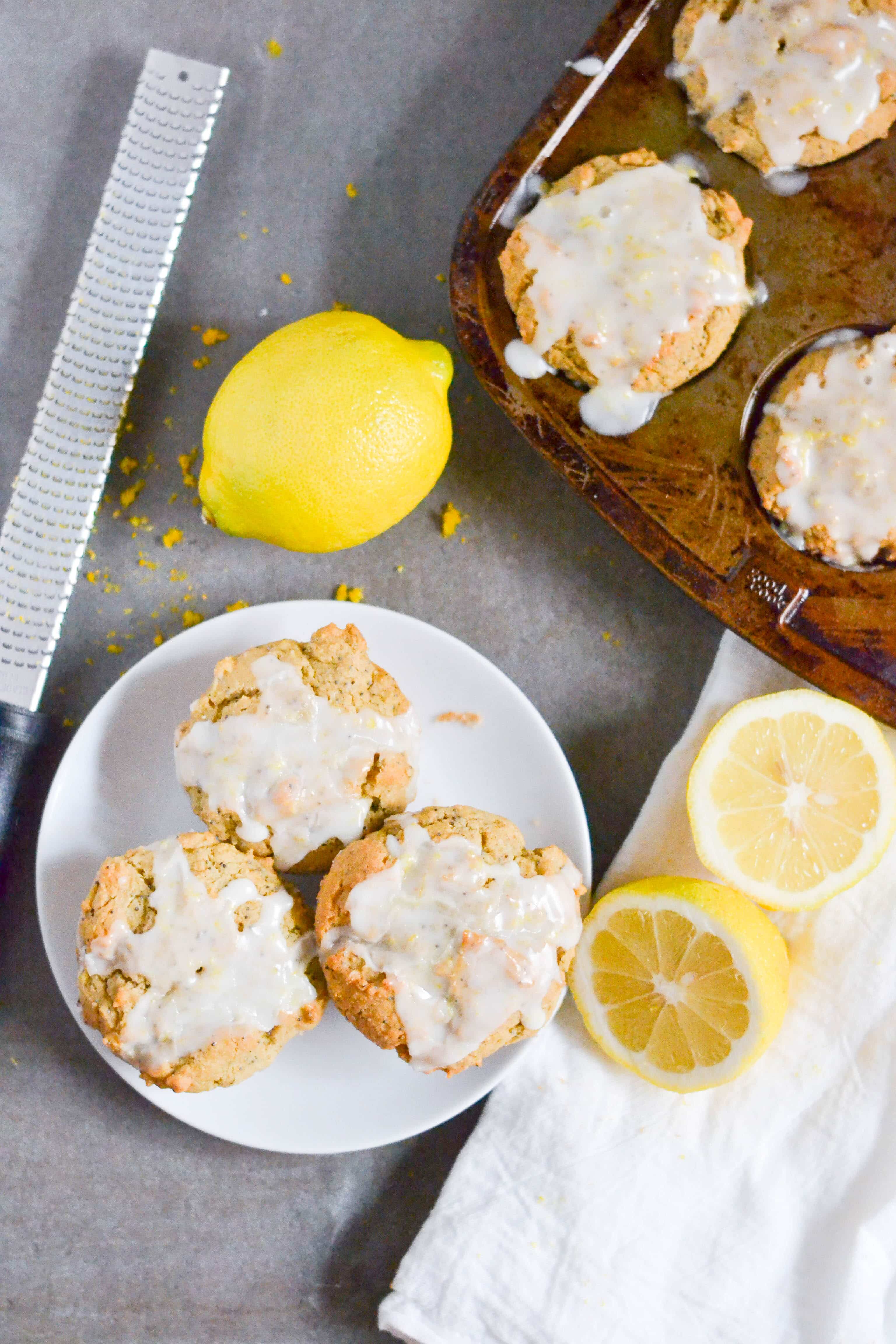 GlutenFree Vegan Lemon Poppy Seed Muffins A Dash of Megnut