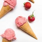 Strawberry Banana Nice Cream - dairy-free, vegan, gluten-free