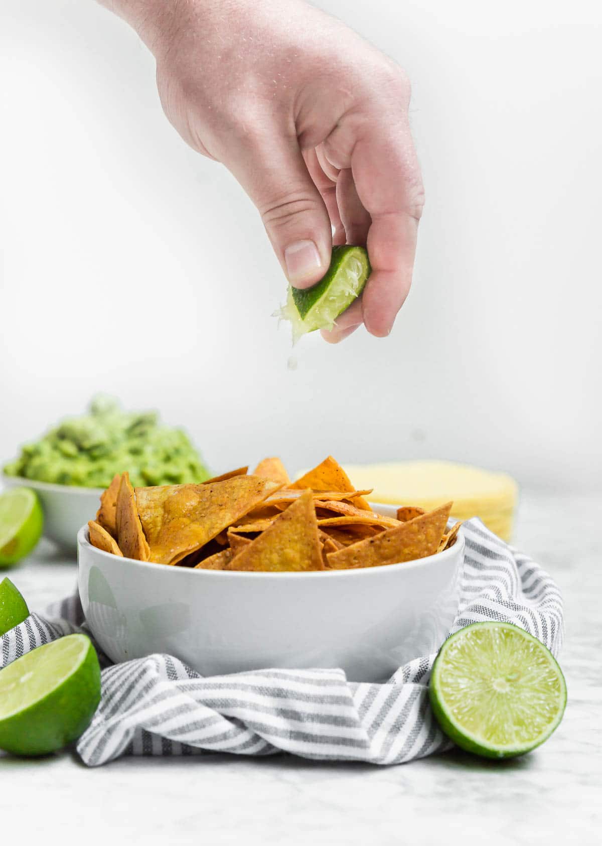 Baked Chili Lime Tortilla Chips