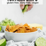 Baked Chili Lime Tortilla Chips - Gluten-Free, Dairy-Free, Vegan