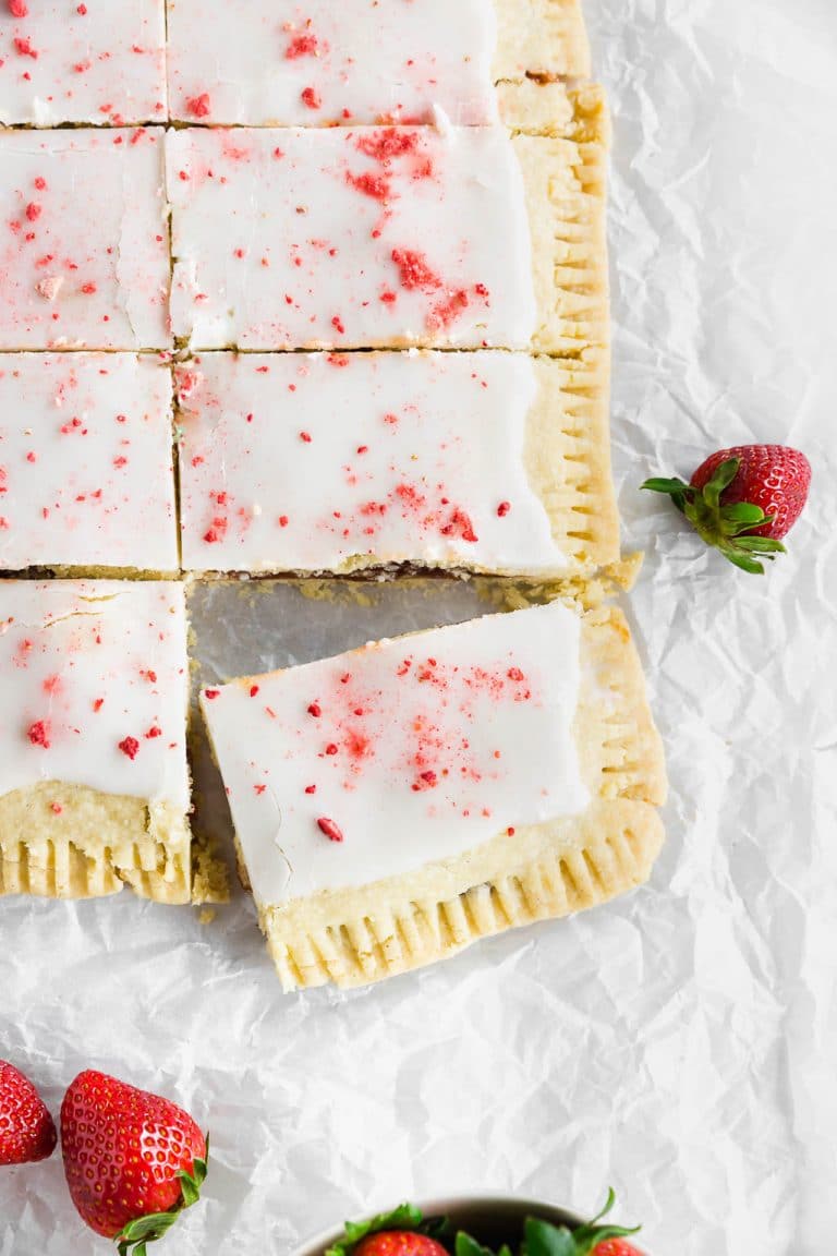 Giant Strawberry Pop Tart (Gluten Free and Dairy Free )