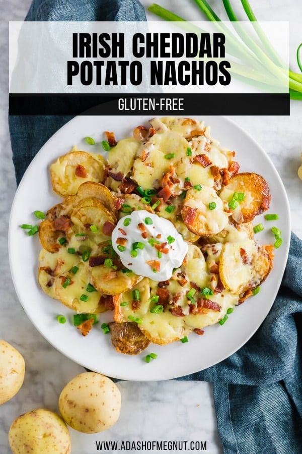Irish Nachos (Pub Style Potato Nachos) - Gluten-Free