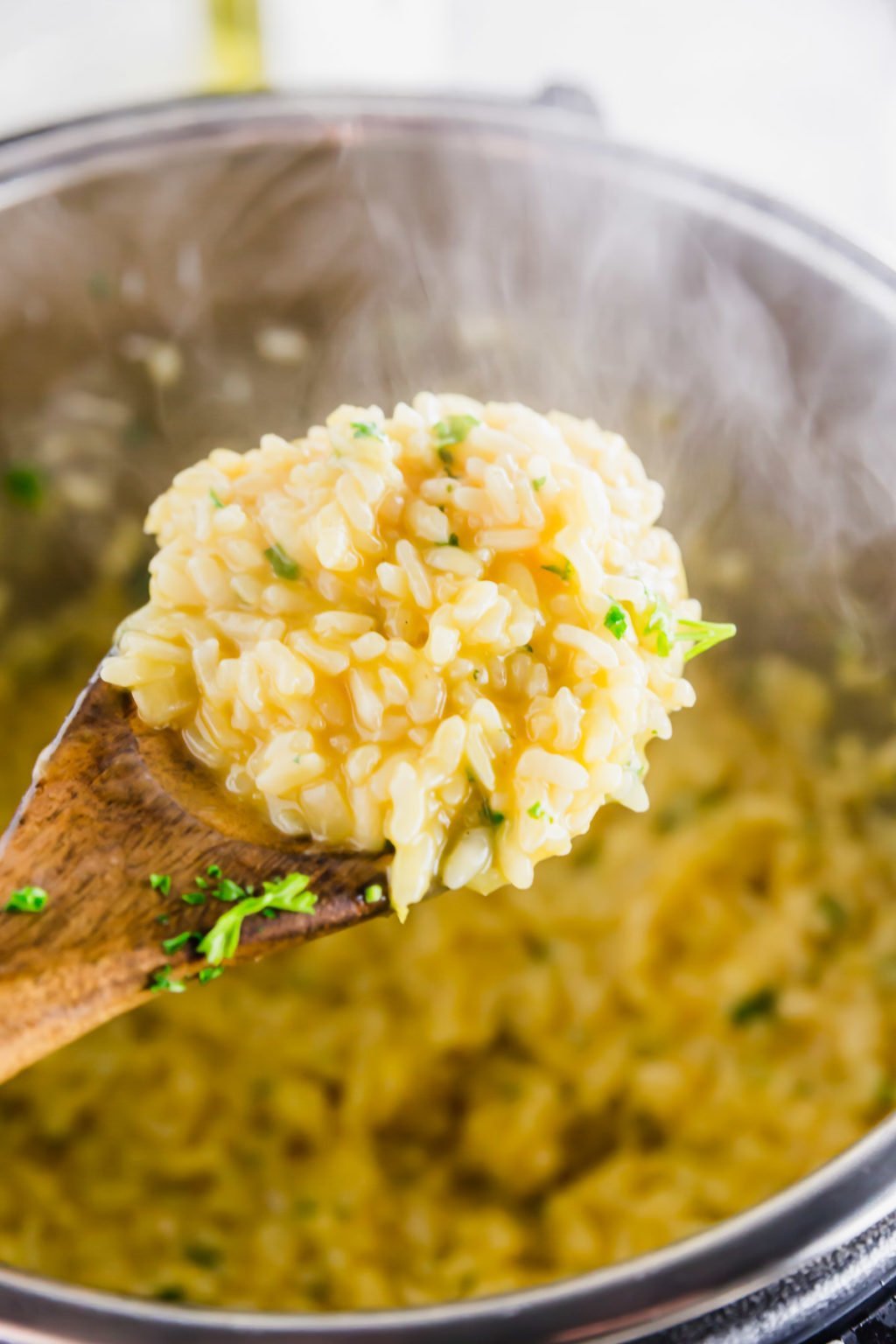 Instant Pot Lemon Risotto (GlutenFree with DairyFree and Vegan Option)