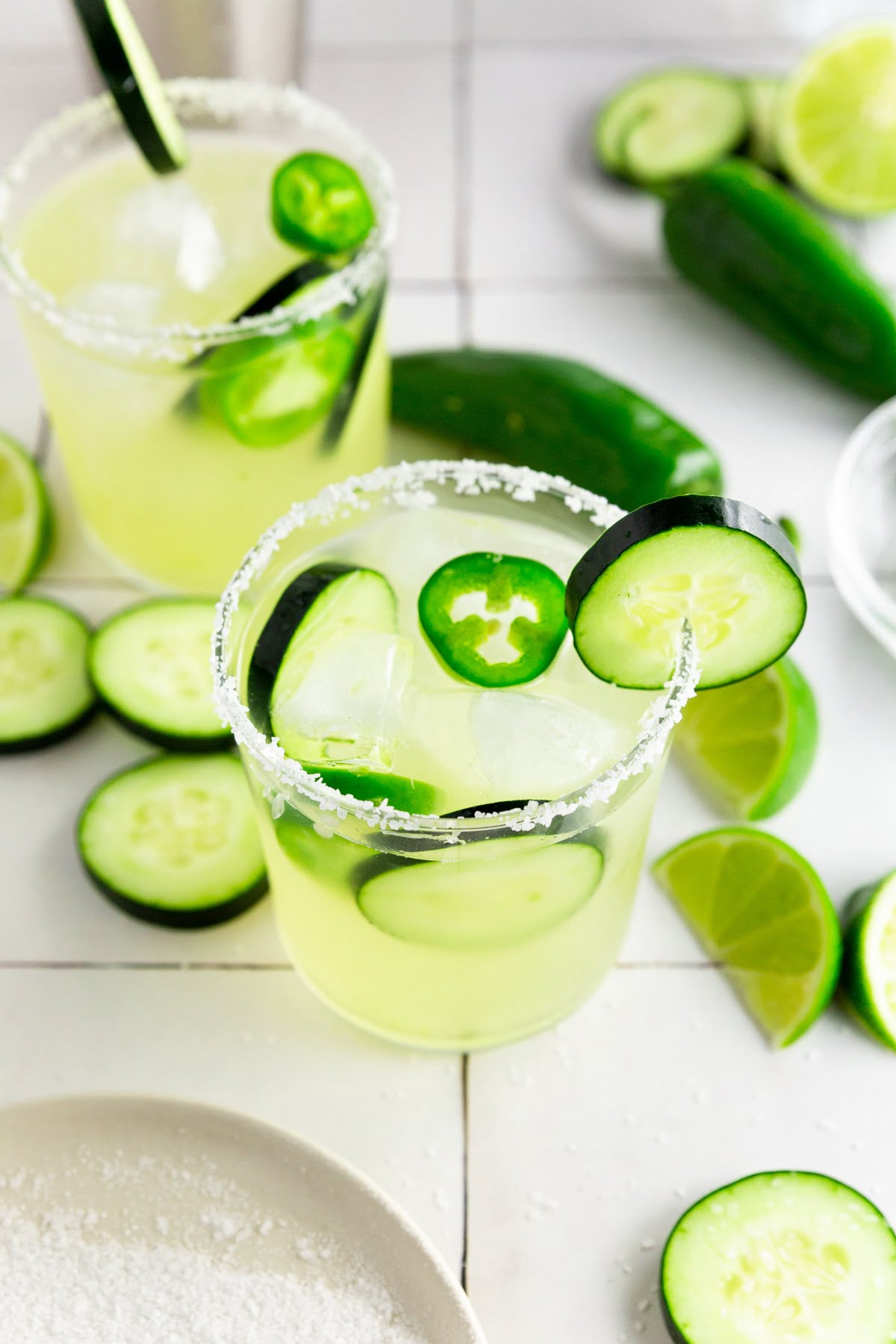 Cucumber Jalapeño Margaritas A Dash of Megnut