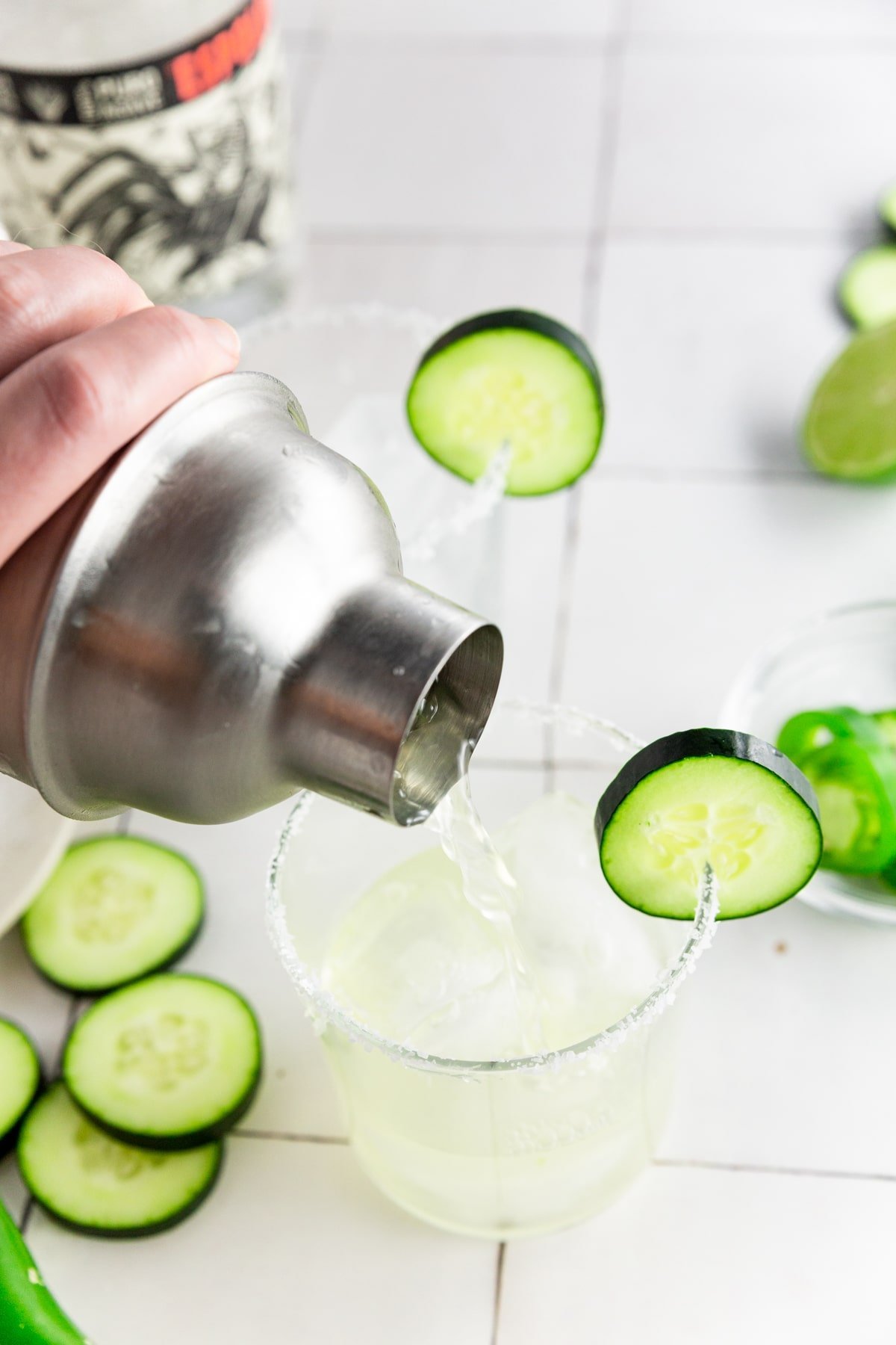 Cucumber Jalapeño Margaritas A Dash of Megnut