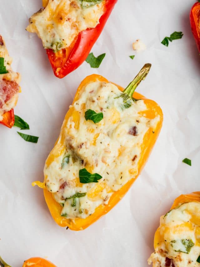 Cream Cheese Stuffed Mini Peppers Story