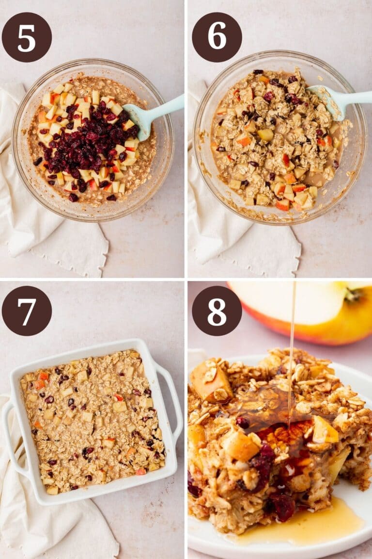 Apple Cinnamon Baked Oatmeal (Vegan & GlutenFree)