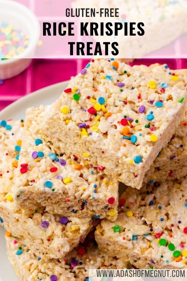 Gluten-Free Rice Krispies Treats - A Dash of Megnut