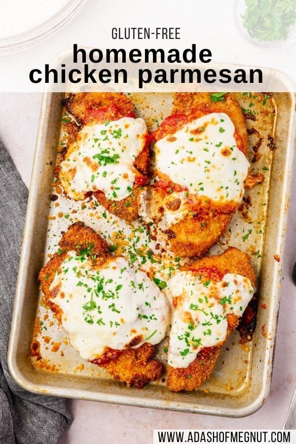 Gluten-Free Chicken Parmesan - A Dash of Megnut