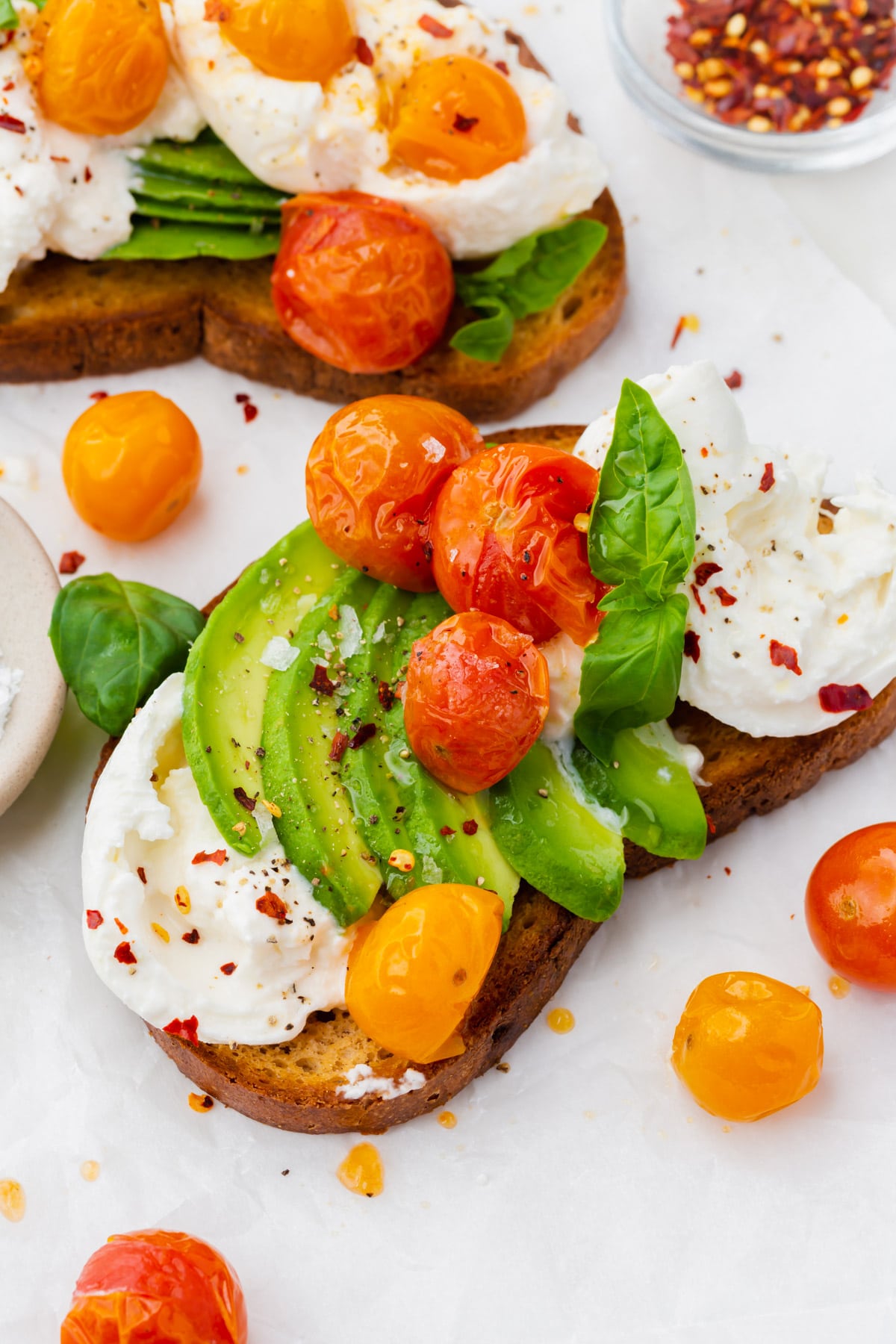 Gluten-Free Avocado Burrata Toast