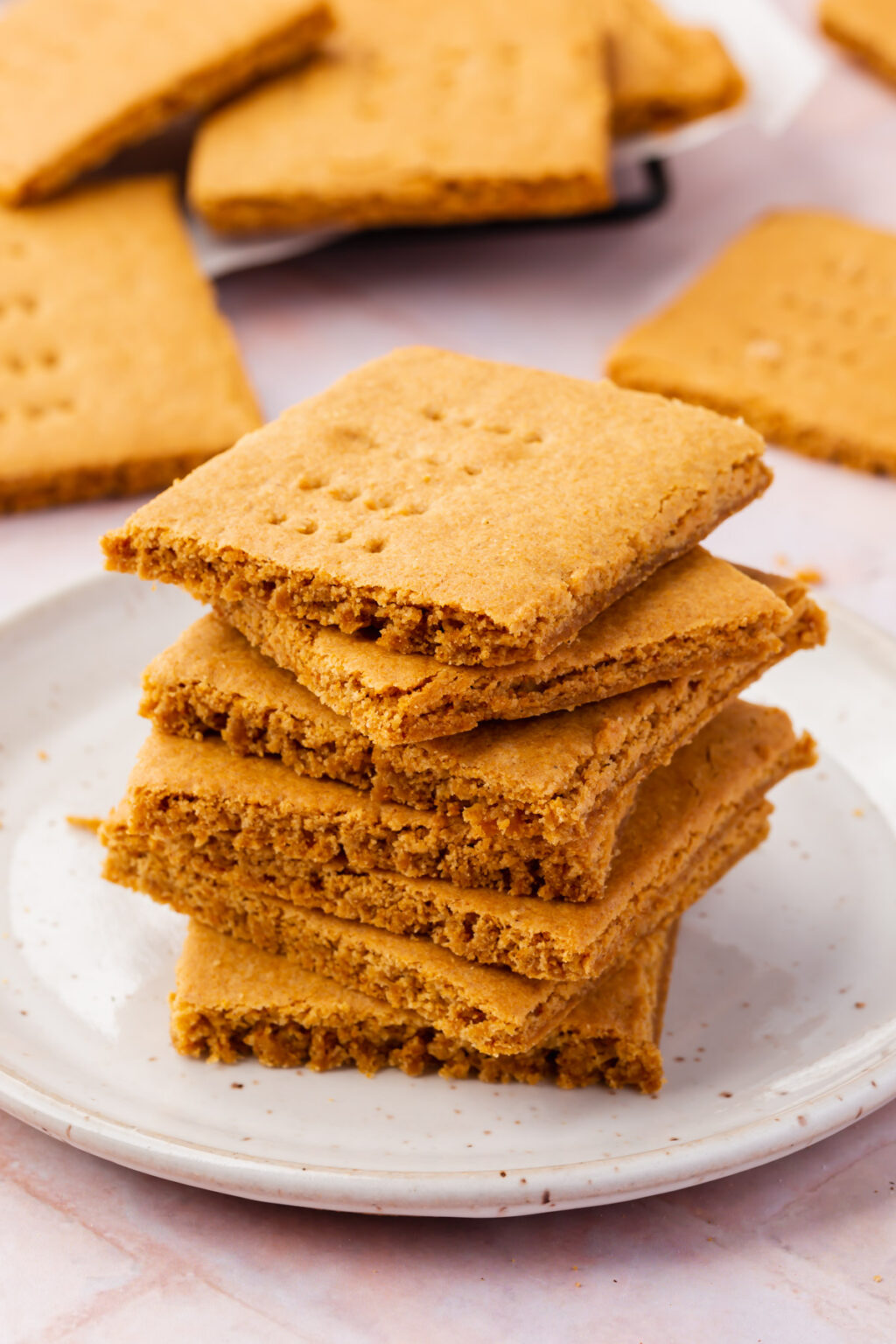 GlutenFree Graham Crackers (DairyFree and Vegan Option)