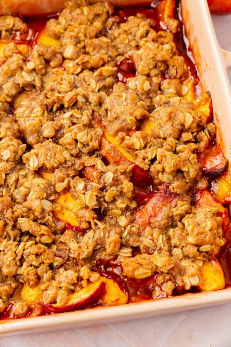 Gluten-Free Vegan Peach Crisp