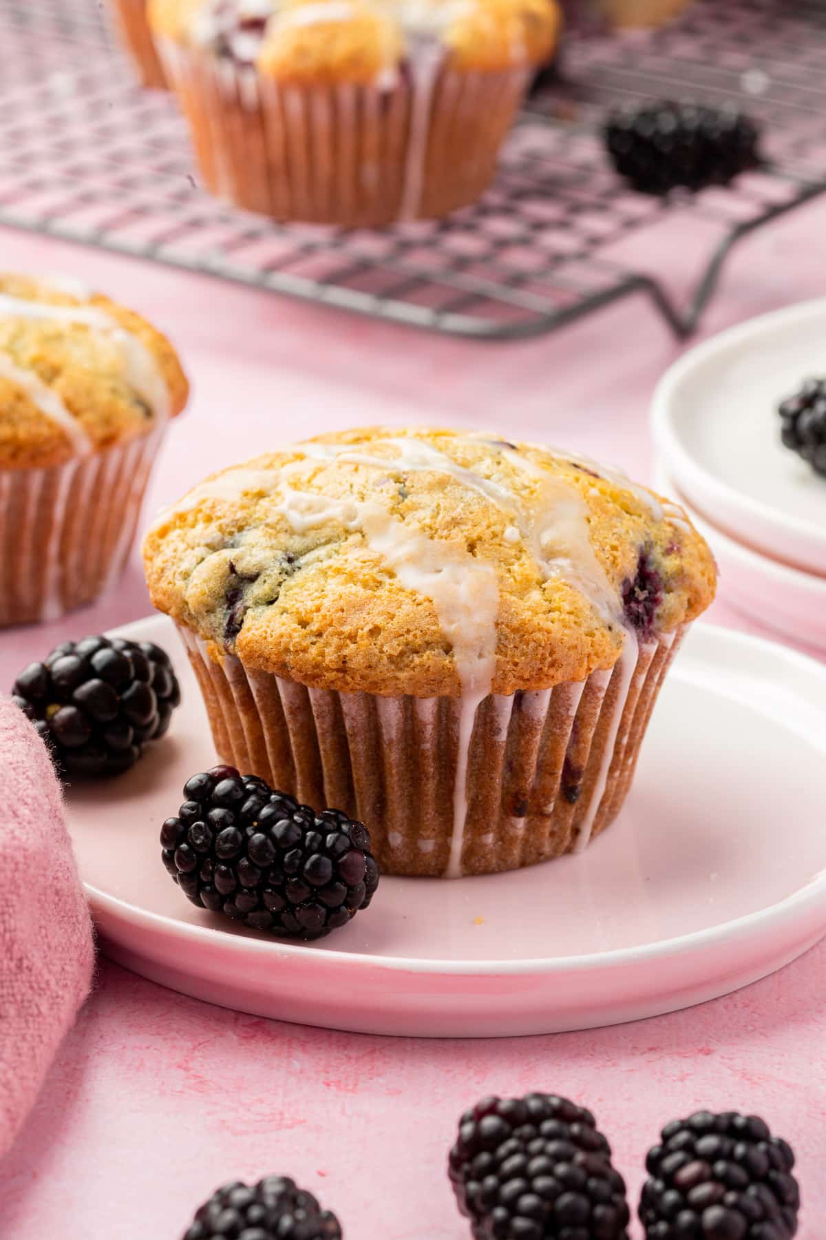 GlutenFree Blackberry Muffins A Dash of Megnut