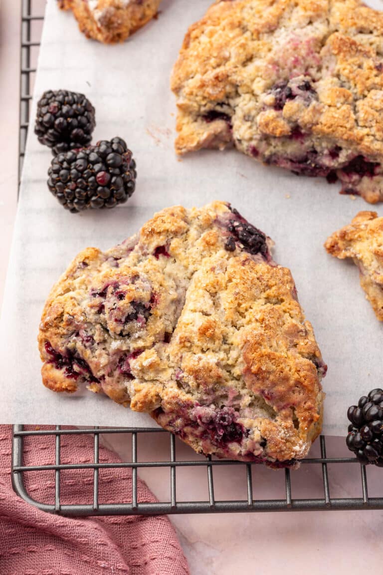 Gluten-Free Blackberry Scones