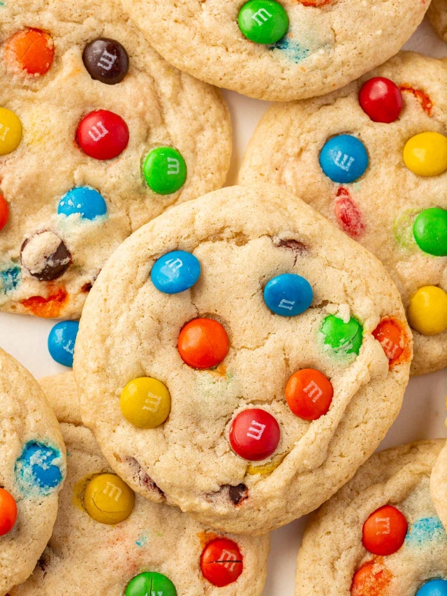 Gluten-Free M&M Sugar Cookies