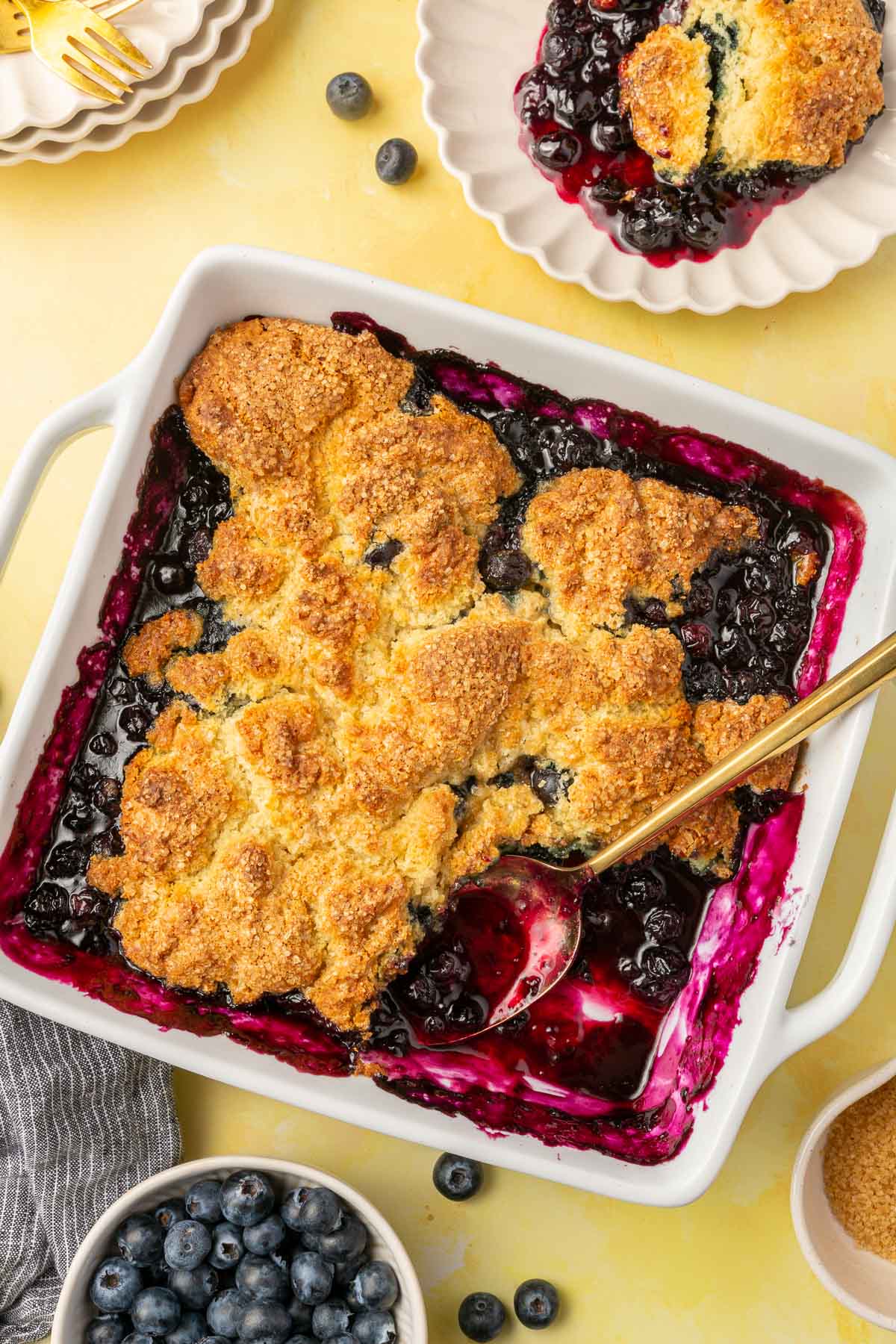 Gluten-Free Blueberry Cobbler